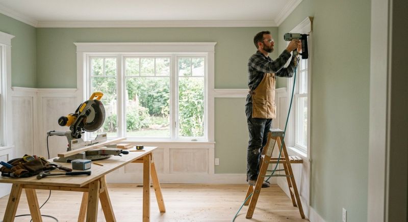 Interior Trim Work in Wilmington, NC