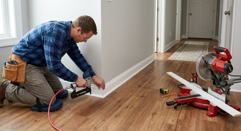 Shoe Molding Installation in Wilmington, NC