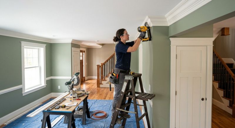 Shoe Molding Installation in Wilmington, NC