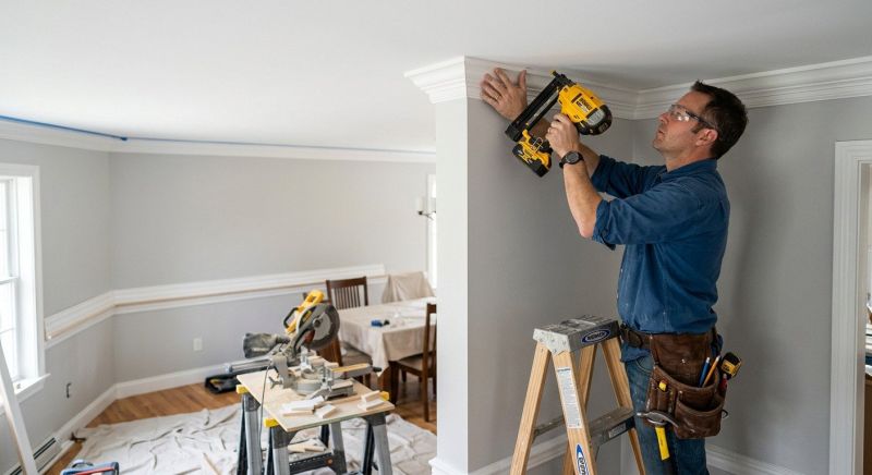 Kitchen Molding Installation in Wilmington, NC